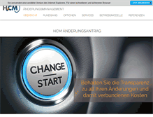 Tablet Screenshot of hcm-aenderungsmanagement.com